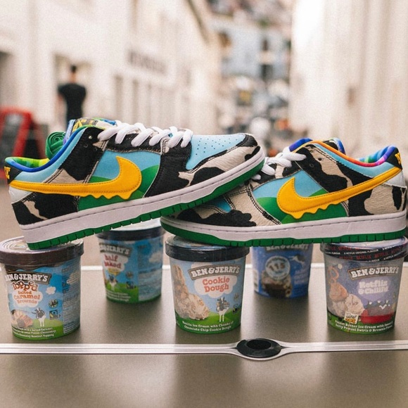 New Nike SB Ben & Jerry’s Chunky Dunky’s Size 9M - Picture 5 of 12